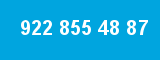 922 855 48 87 922 855 48 87